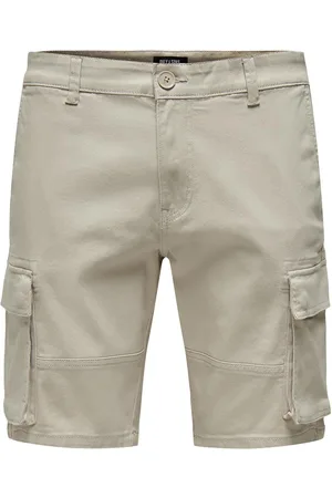 Only & Sons Onscam Stage Cargo Shorts 6689 Life Noos Cream