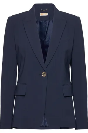 Michael Kors Fitted 1 Bttn Blazer Navy