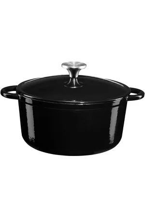 Dorre Enameled Cast Iron Pot Gretl Black
