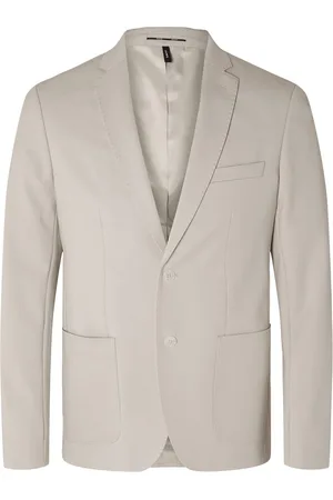 SELECTED Slhslim-Delon Jersey Blz Flex Noos Cream
