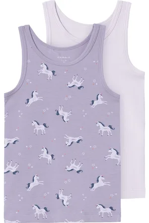 NAME IT Nmftank Top 2P Lavender Unicorn Noos Purple