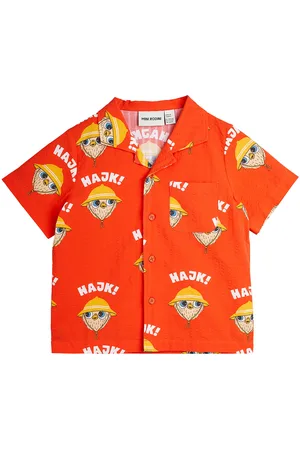 Mini Rodini Hike Aop Woven Ss Shirt