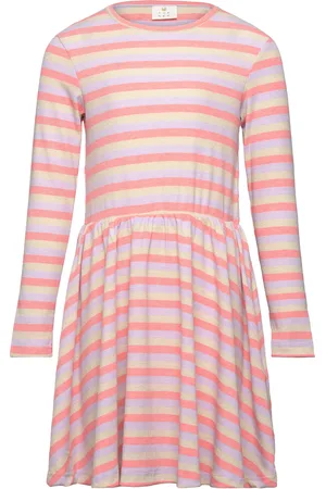 The New Tnfridan L_S Rib Dress Pink