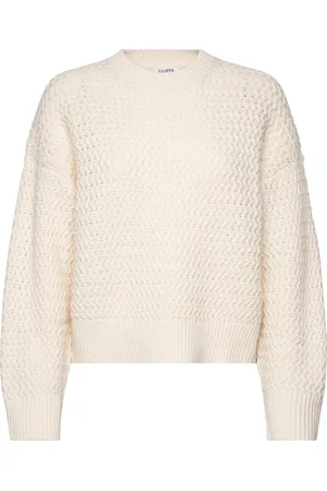 Filippa K Zig Zag Sweater Cream