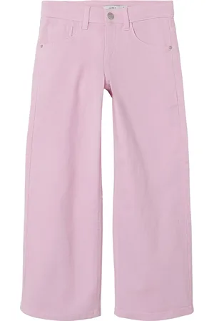 NAME IT Nkfrose Wide Twi Pant 1115-Tp Noos Pink