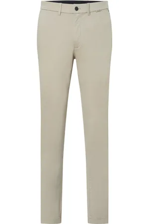 Calvin Klein Satin Stretch Slim Chino Beige