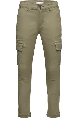 MANGO Regular-Fit Cargo Trousers Khaki