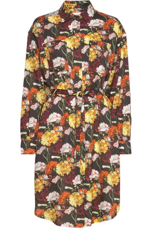 Makia Bouquet Shirt Dress Brown