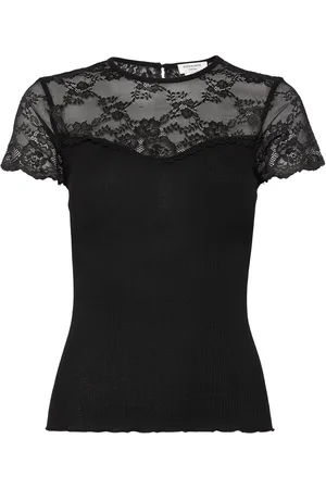 Rosemunde Silk T-Shirt W/ Lace