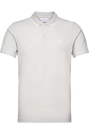 Calvin Klein Tipping Slim Polo Grey