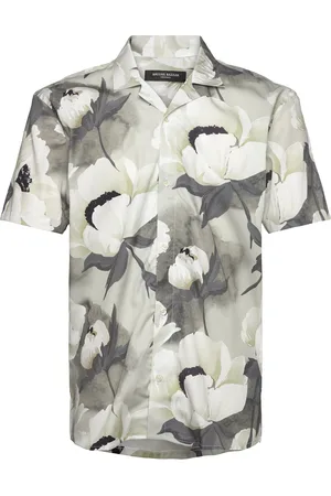Bruuns Bazaar Vanibbhomer Aop Shirt Grey