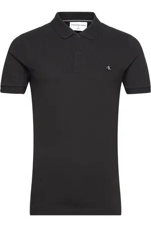 Calvin Klein Ck Embro Badge Slim Polo Black