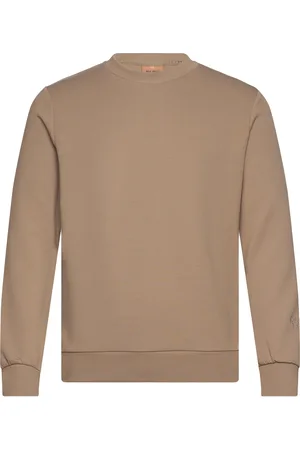 MOS MOSH Gallery Abel Crew Neck Sweat Brown