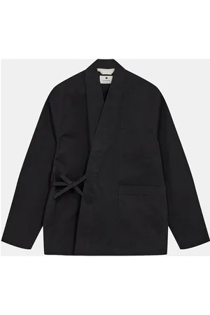 Anerkjendt Akjesper Kimono Overshirt Black
