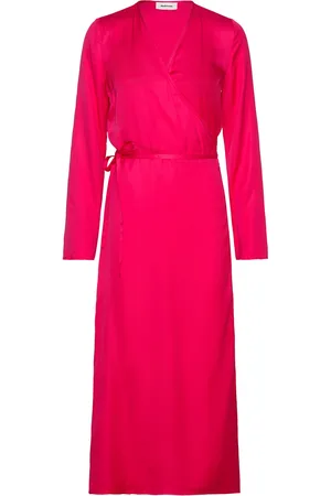 Modstrom Floremd Wrap Dress Pink