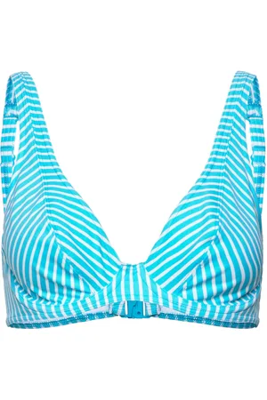 Freya Jewel Cove Uw High Apex Bikini Top 30 D Blue