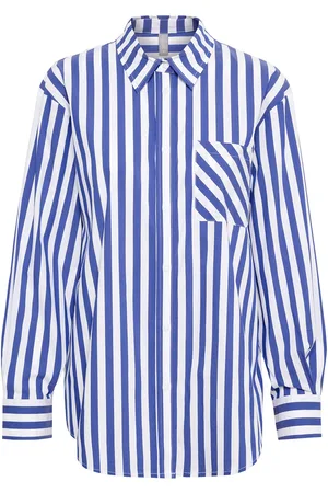 Culture Curegina Ls Shirt Blue