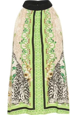 Cream Cranit Top Green