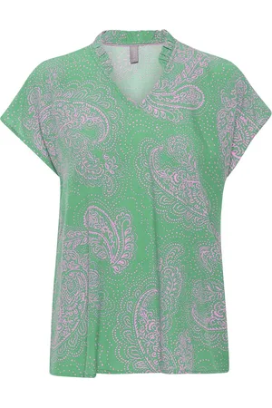 Culture Cupolly Ss Blouse Green