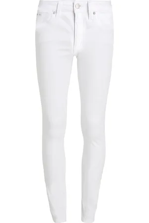 Calvin Klein Mid Rise Skinny White