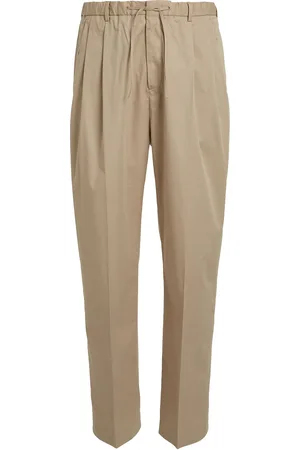 Calvin Klein Cotton Seacell Modern Pants Beige
