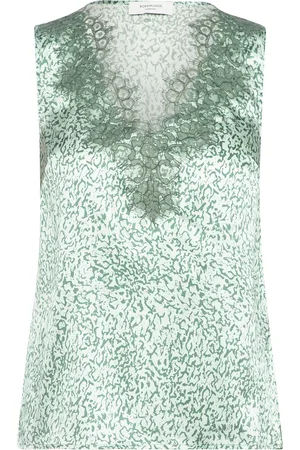 Rosemunde Silk Top Green