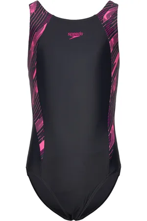 Speedo Girls Hyperboom Splice Muscleback Navy