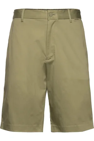 Calvin Klein Sateen Stretch Regular Straight Green