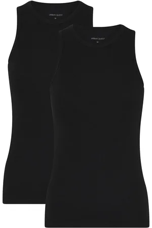 URBAN QUEST 2-Pack Women Bamboo Tank Top Rib