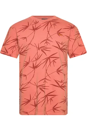 Superdry Vintage Overdye Printed Tee Orange