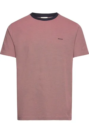 GANT 4-Col Oxford Regular Ss T-Shirt Pink