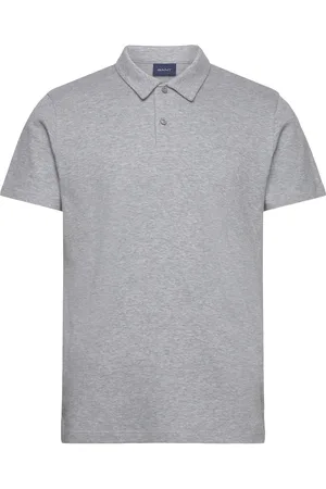 GANT Waffle Texture Ss-Pique Grey