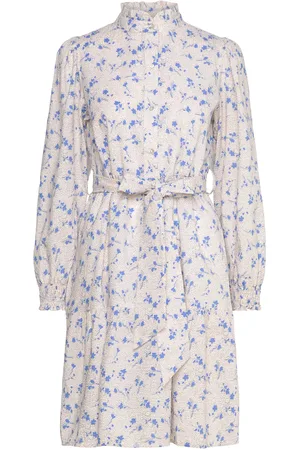 Noella Rina Shirt Dress Flower Blue