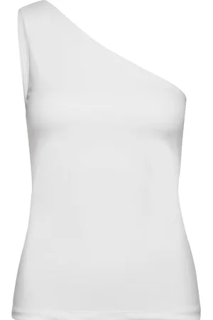 VILA Vikenza Shoulder Top White