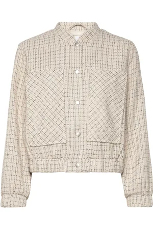 Soft Rebels Srflax Bomber Jacket Beige