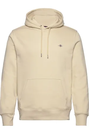 GANT Reg Shield Hoodie Beige