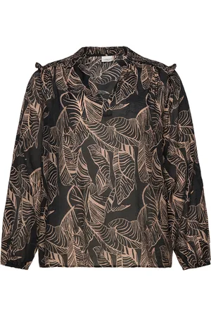 ONLY Carbetsey L/S Frill Top Aop