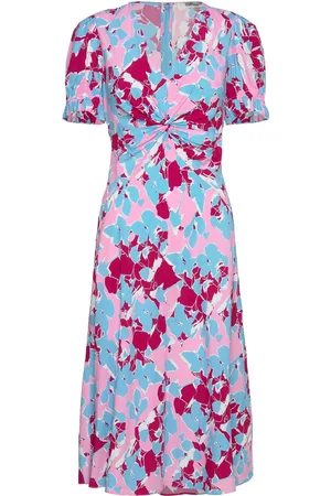 Diane von Furstenberg Dvf Anaba S/S Dress Blue