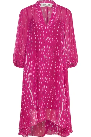 Diane von Furstenberg Dvf Ileana Dress Pink