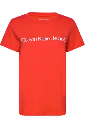Calvin Klein Institutional Logo 2-Pack Tee Red