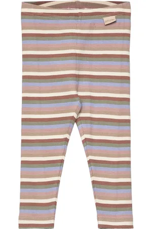 Petit Piao Legging Modal Multi Striped Patterned
