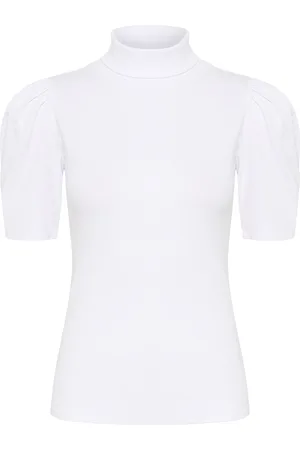 Gestuz Drewgz Ss Puff Blouse White