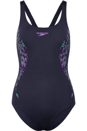 Speedo Womens Placement Muscleback Navy