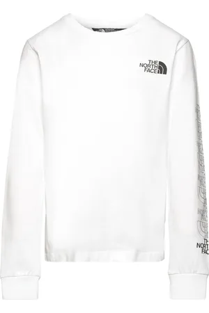 The North Face B New L/S Graphic Tee White