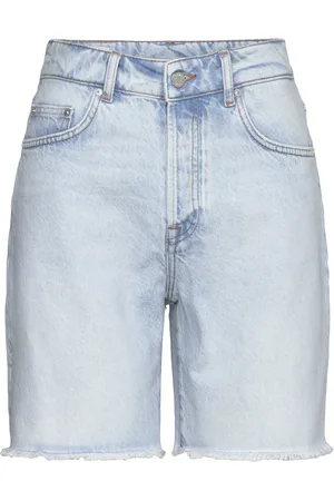 GANT Reg Mid Length Denim Shorts Blue