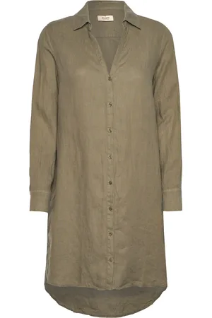 Mos Mosh Mmrielle Linen Dress Khaki