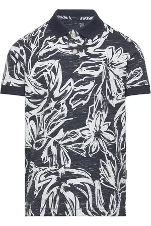 JACK & JONES Jorlafayette Aop Ss Polo Jnr Navy Jack & J S