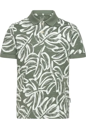JACK & JONES Jorlafayette Aop Ss Polo Jnr Green Jack & J S