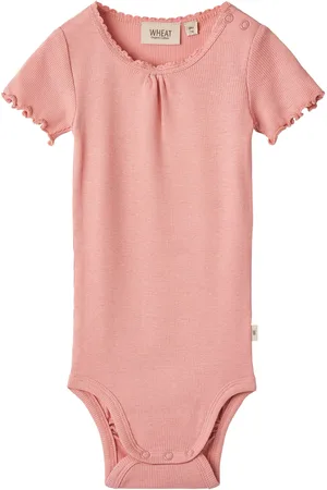 WHEAT Rib Body S/S Edna Pink