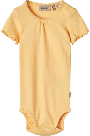 WHEAT Rib Body S/S Edna Yellow
